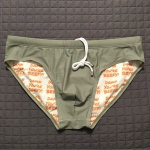 BEEFYBOY Coast Green Swim Brief - Brand New
